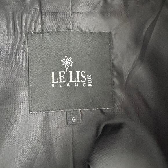 LE LIS BLANC Blazer Womens Large Glen Plaid with Embroidery Maximalism Raw Edge - Picture 12 of 14